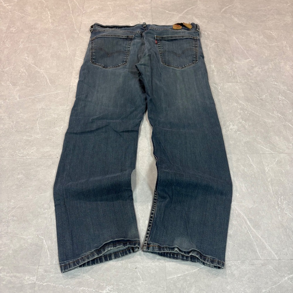 Levis 505 Regular Fit Straight Leg Mens Jeans Blue Denim W36 L30 Medium Wash